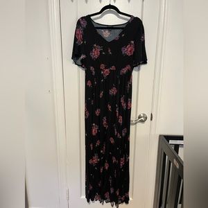 Torrid Floral Dress with Slit